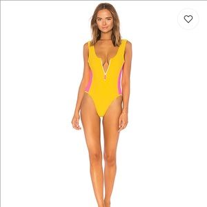 Revolve Lovers + Friends Zip Up One Piece